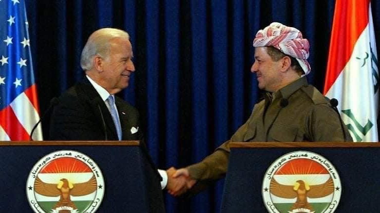 Serok Barzanî pîrozbahiya Joe Biden  kir