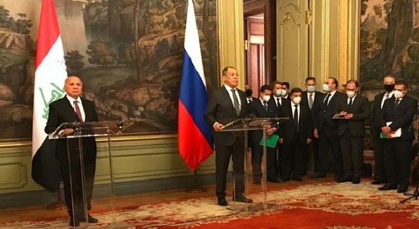 Fûad Huseyîn û Lavrov pistî civînê derketin ber çapemeniyê