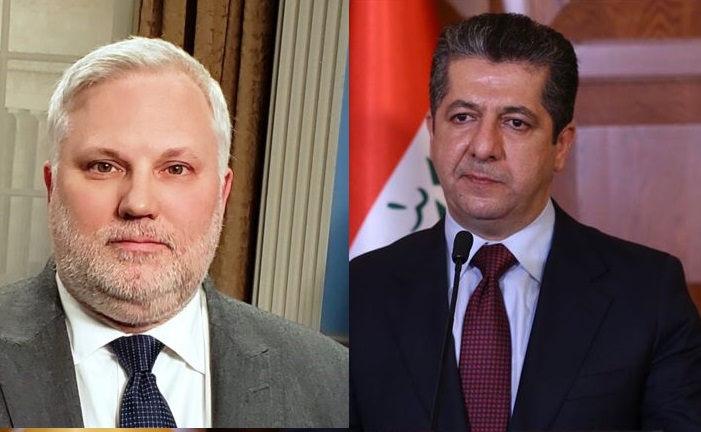 Serokwezîr bi nûnerê Amerîka re li ser êrîsên PKK ê û Rojava axifî