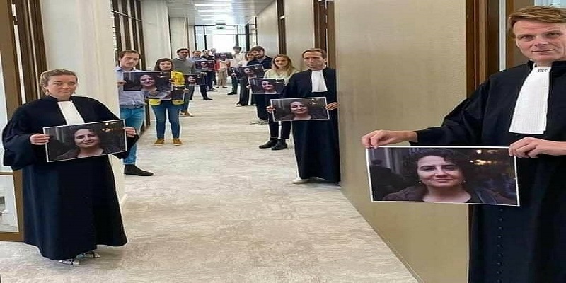 Li Dadgeha Amsterdamê bo rêzgirtinê wêneyê parêzera Kurd hate hilgirtin