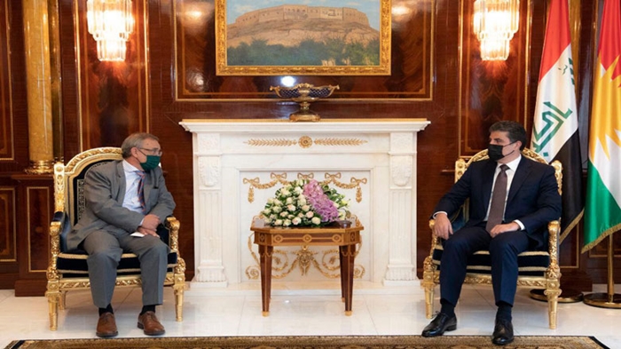 Nêçîrvan Barzanî bi sanda bazirganî ya Îspanî re civiya