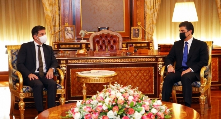 Nêçîrvan Barzanî bi Balyozê Gistî yê Almanyayê re civiya