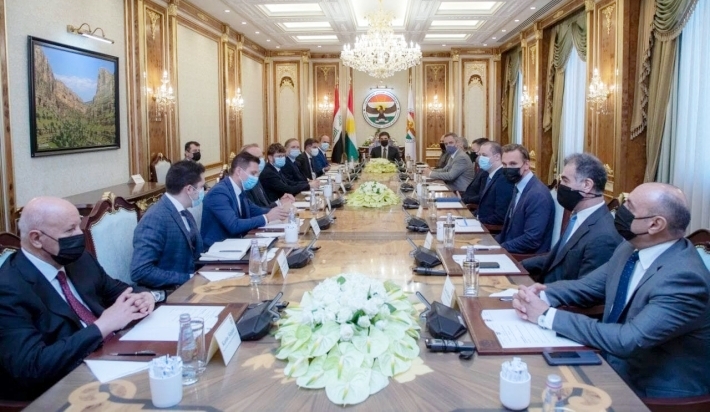 Nêçîrvan Barzanî bi nûnerên Ewropî re binpêkirinên Tirkiyê gotûbêj kir