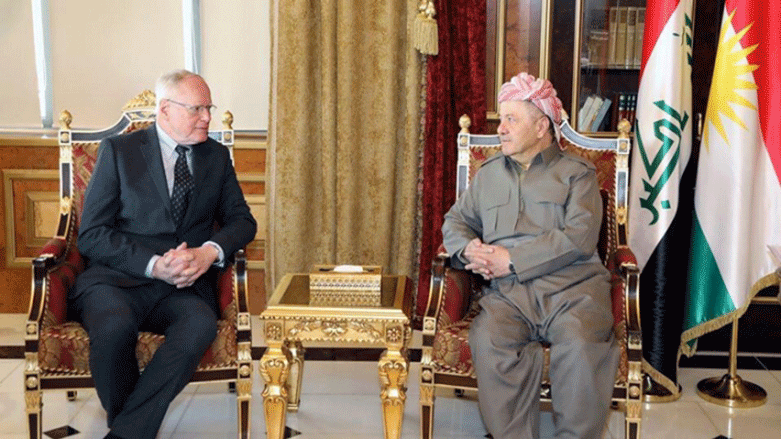 Jeffrey wê ji Rojava derbasî Hewlêrê bibe û bi Serok Barzanî re dicive