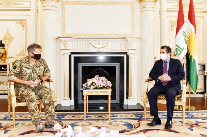Mesrûr Barzanî bi General Kevin Copsey re civîya