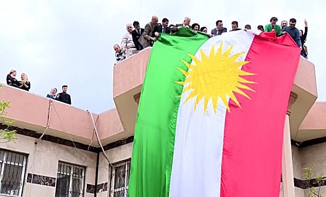 'PDK bi awayekî bihêz û bi hildana Ala Kurdistanê vedigere Kerkûkê'