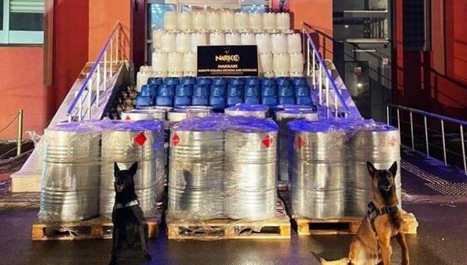 Wezîr Soylu: Di operasyona maddeyên hisbir de 7 ton zêde asetîk anhidrit ket dest