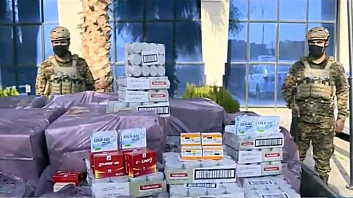 Asayîsa Hewlêrê 3 ton dermanên qaçax û demborî desteser kir