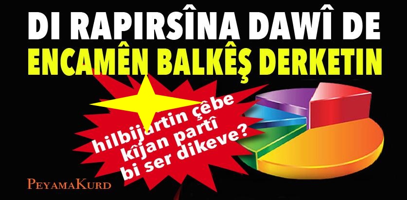 RAPIRSÎN | Îro hilbijartin çêbibin hûn ê dengê xwe bidin kîjan partiyê?
