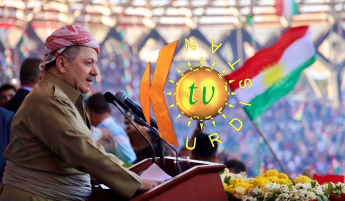 Serok Barzanî salvegera damezrandina Kurdistan TV pîroz kir