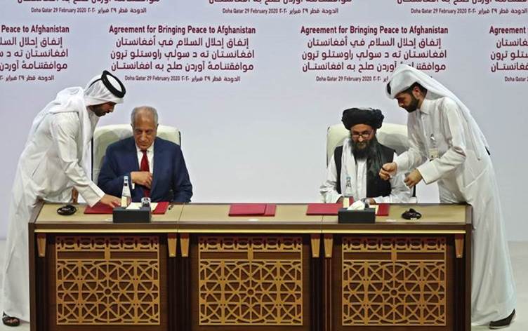 Talîbanê ji Amerîkayê xwest hemû bendên rêkeftina ligel Trump bicih werîne