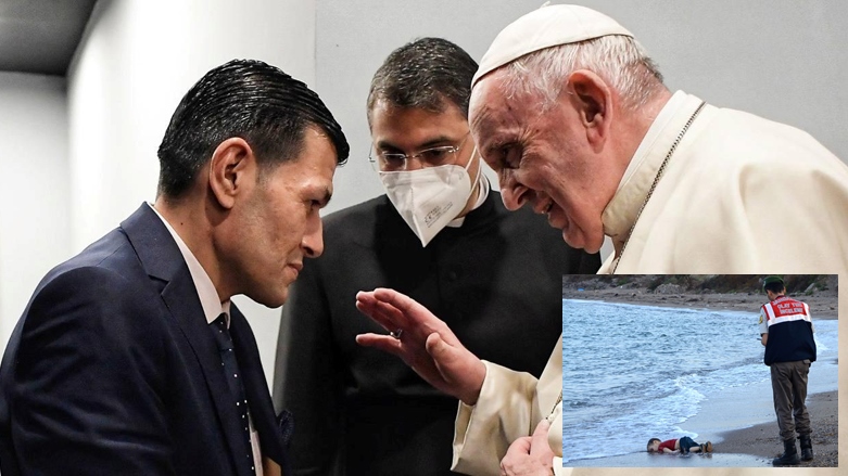 Papa û bavê Alan Kurdî hevdîtin kirin û bi hev re giriyan