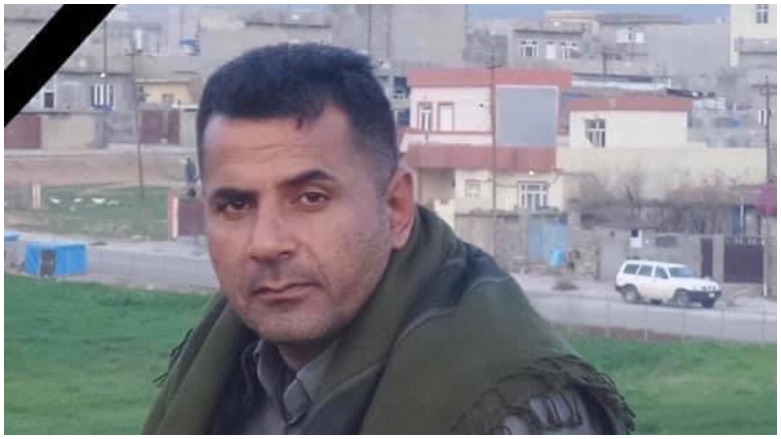 Ji ber bombeyeke vedayî ya PKKê, Pêsmergeyek sehîd ket