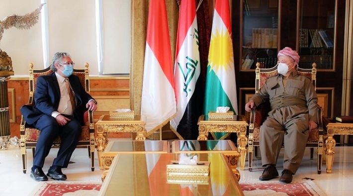 Serok Barzanî pêswazî li Balyozê Endonezyayê kir