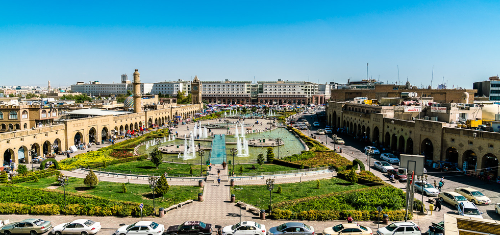 Navçeyeke girîng a bazirganiya navnetewî li Hewlêrê tê avakirin