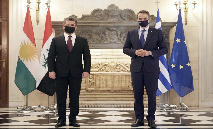 Mîçotakîs: Serdana Mesûr Barzanî bo Yûnanistanê serdaneke dîrokî ye
