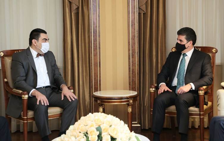 Nêçîrvan Barzanî pêswazî li konsolê nû yê Yûnanistanê kir