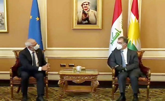 Josep Borell li Balafirgeha Navdewletî ya Hewlêrê hat pêswazîkirin