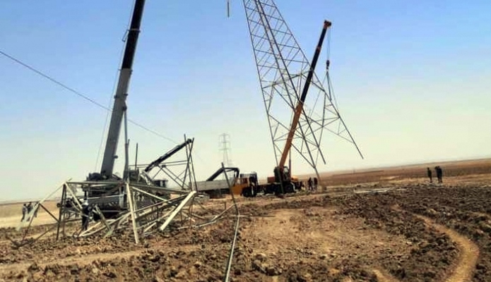 DAISê li Kerkûkê 2 stûnên elektirîkê teqand