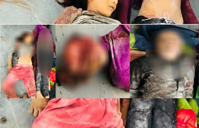 Rojava | Di topbarana ser Eyn Îsayê de 3 jê zarok 4 endamên malbatekê hatin kustin