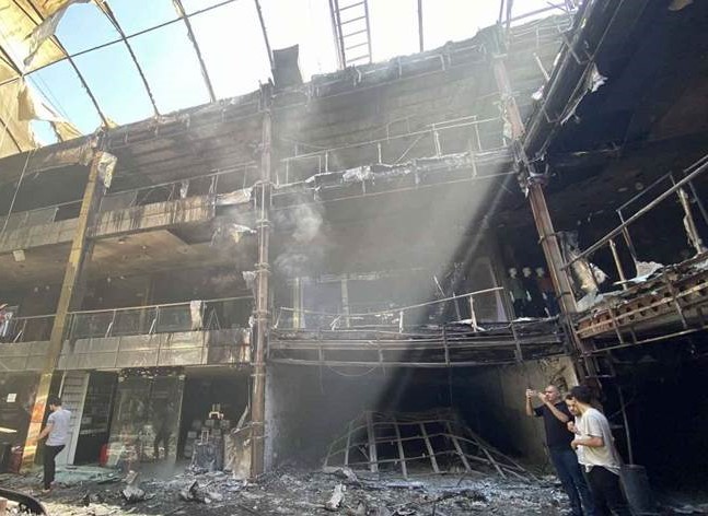 Li Hewlêrê agir bi bazareke mezin ket