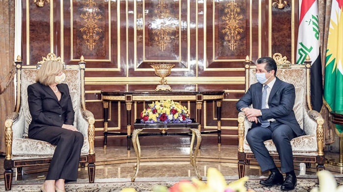 Serokwezîr Mesrûr Barzanî bi Balyoza Awisralya re civîya