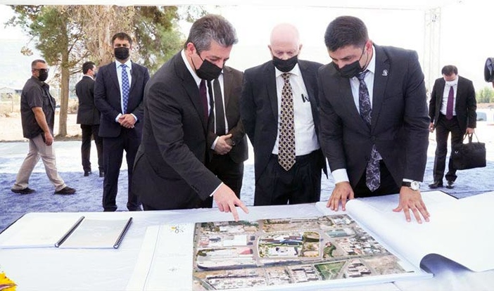 Duhok | Serokwezîr Barzanî serdana projeya dibistana Amerîkî kir