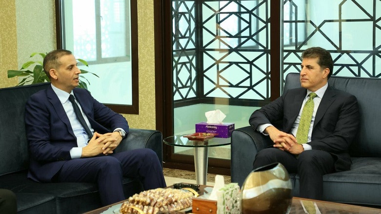 Nêçîrvan Barzanî bi Balyozê Iraqê yê li Ebû Dabî Muzefer El Cibûrî re civiya
