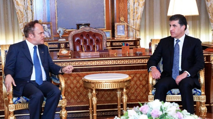 Nêçîrvan Barzanî spasiya Nûnerê YE û Balyozê Fînlandê kir