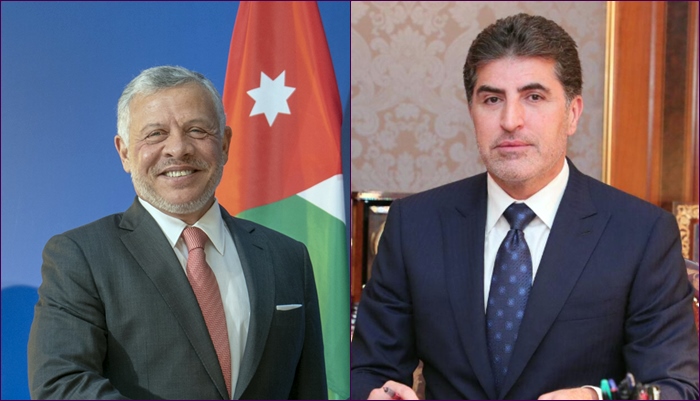 Nêçîrvan Barzanî serdana Urdinê dike û bi Sah Abdullah re dicive