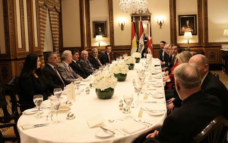 Nêçîrvan Barzanî bi Koma Parlamenterên Dostayetiya Kurdistanê re civiya