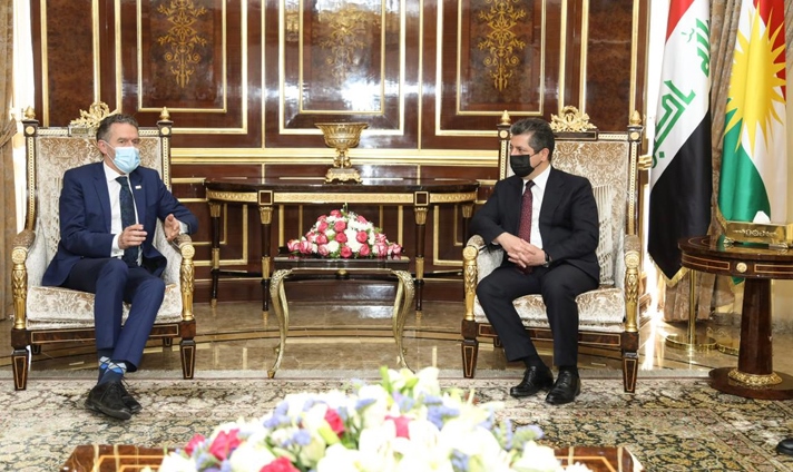 Serokwezîr Barzanî bi sanda Neteweyên Yekbûyî re civiya