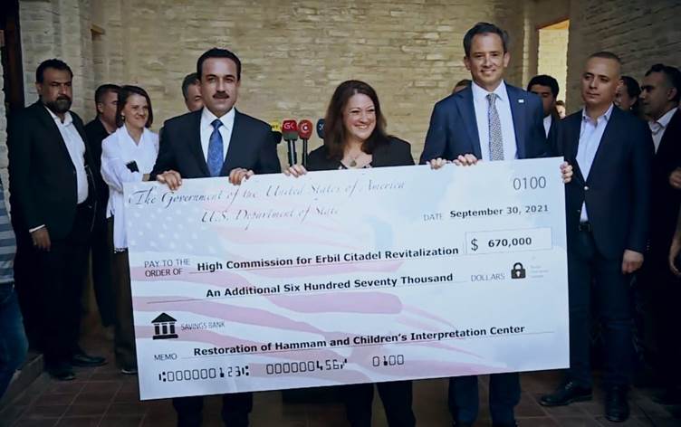 Ji bo nûhkirina kela Hewlêrê 670 hezar dolar fon veqetand