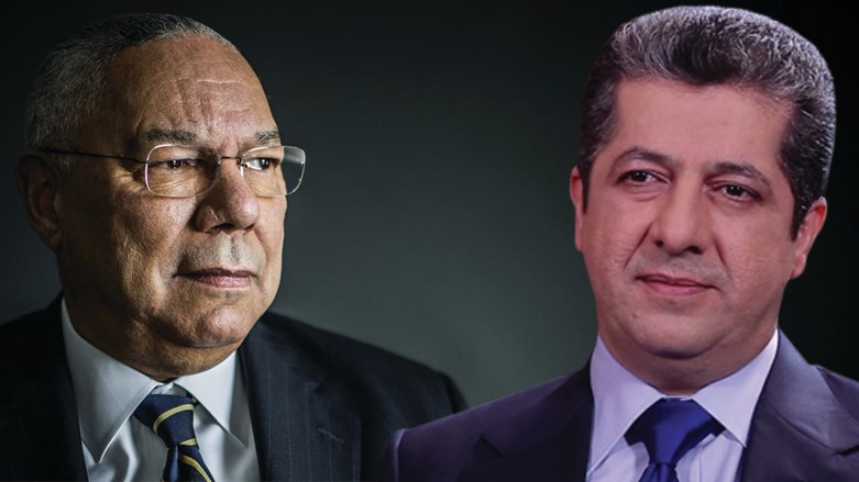 Mesrûr Barzanî bi sedema koça Colin Powel peyama sersaxiyê belav kir