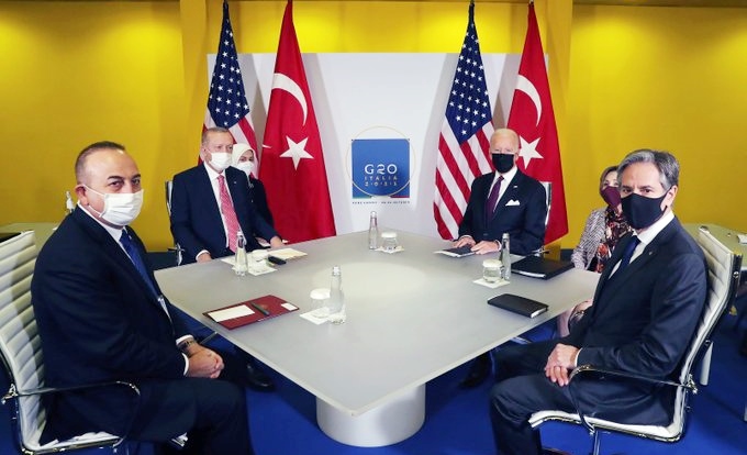 Biden û Erdogan li Lutkeya G20an civiyan