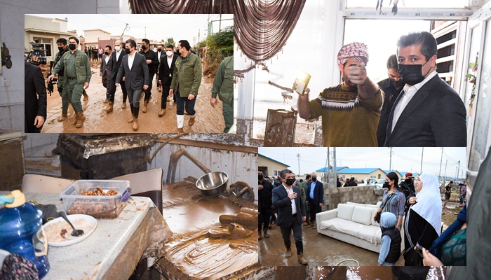 Serokwezîr Barzanî serdana mexdûrên lehiyê kir û soza alîkariyê da wan