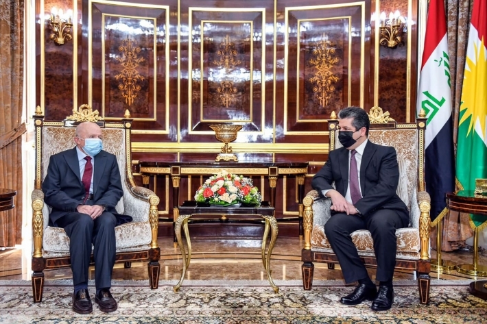 Serokwezîrê Herêma Kurdistanê Prof.Dr. Îsmaîl Bêsîkçî re civiya