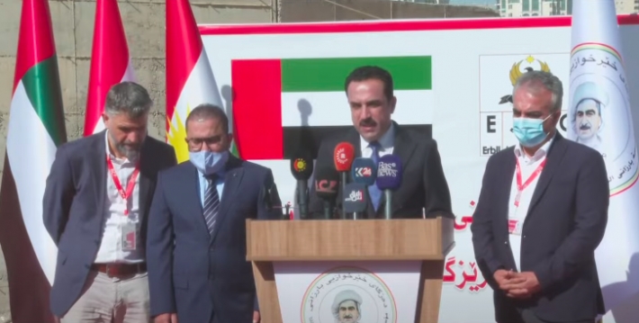 Parêzgarê Hewlêrê belavkirina 100 konên li penaberên Êzîdî ragihand