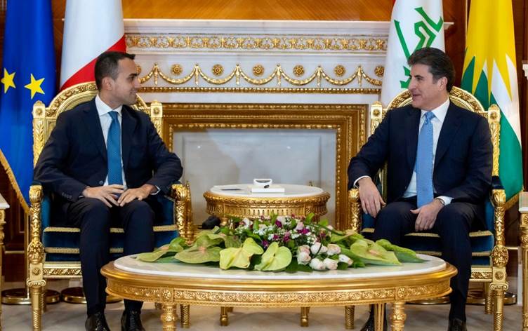 Îtalya Nêçîrvan Barzanî dawetî Îtalyayê kir