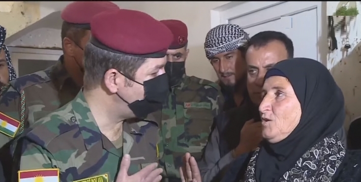 Mensûr Barzanî: Hêzek me wê li qontara çiyayê Qereçox yê Mexmûrê bicîh bibe