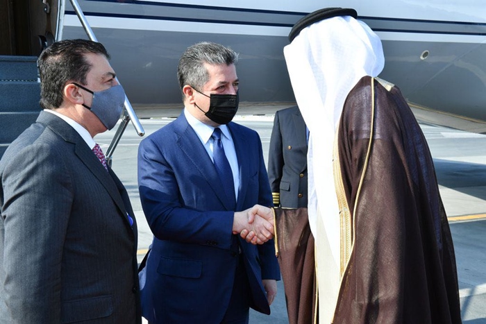 Serokwezîr Barzanî ji bo besdarî Mename2021 bibe gihîst Behreynê