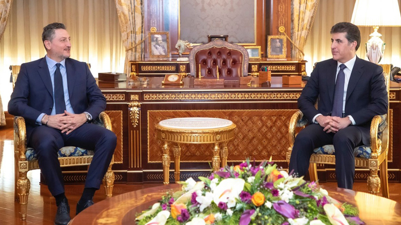 Nêçîrvan Barzanî pêswazî li Konsulê nû yê Îtalyayê kir