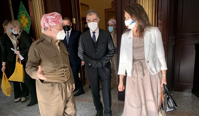 Ann Linde kêfxwesiya xwe bo hevdîtina ligel Serok Barzanî anî ziman