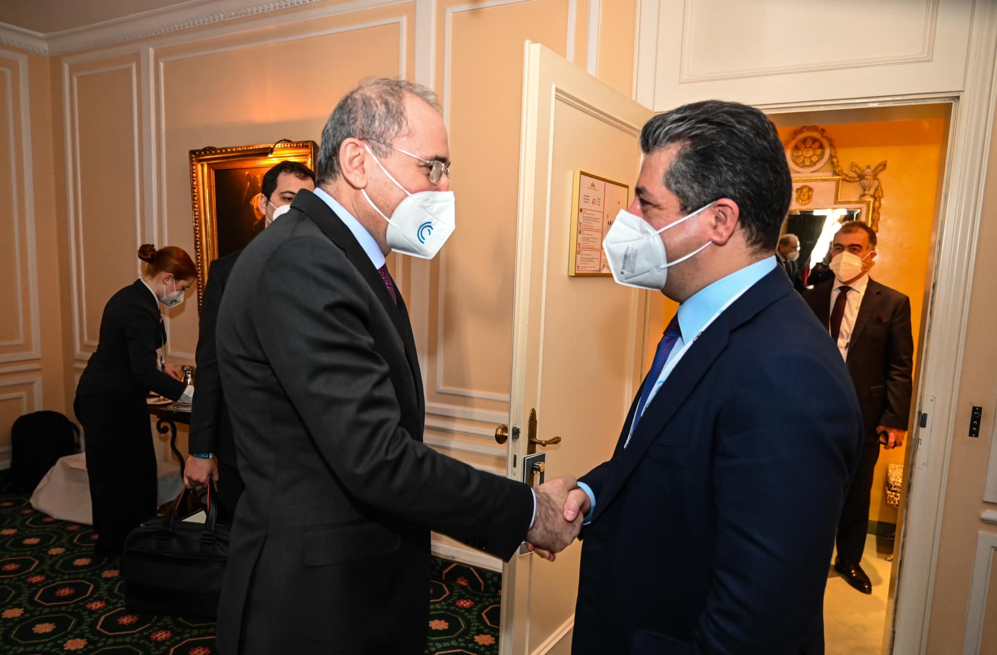 Mesrûr Barzanî bi wezîrê karên derve yê Urdunê re hevdîtinekî kir