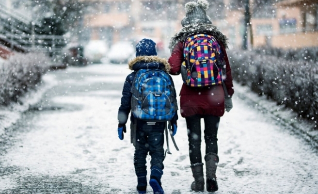 Li Wanê ji ber berfê dibistanên seretayî û navendî tatîl bûn