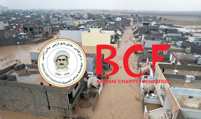 Dezgeha Xêrxwazî ya Barzanî alîkarî gihand 130 malbatên mexdûrên lehiyê