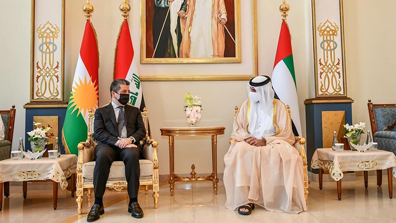 Mesrûr Barzanî li Îmaratê bi hakimê Res El Xeyme re civiya