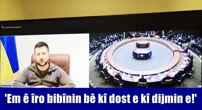 Zelensky rexneyên tund li NATOyê girtin: Rûsya tenê li Ukrayna nasekine…