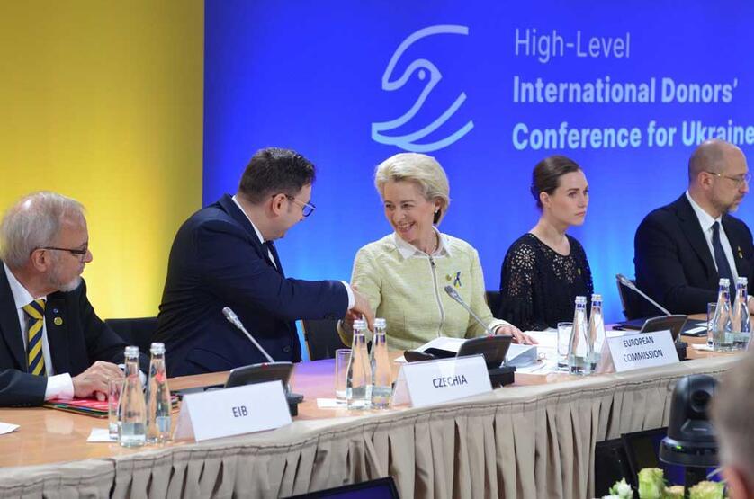 Ji bo Ûkraynayê 6,1 mîlyar Ewro pere civandin