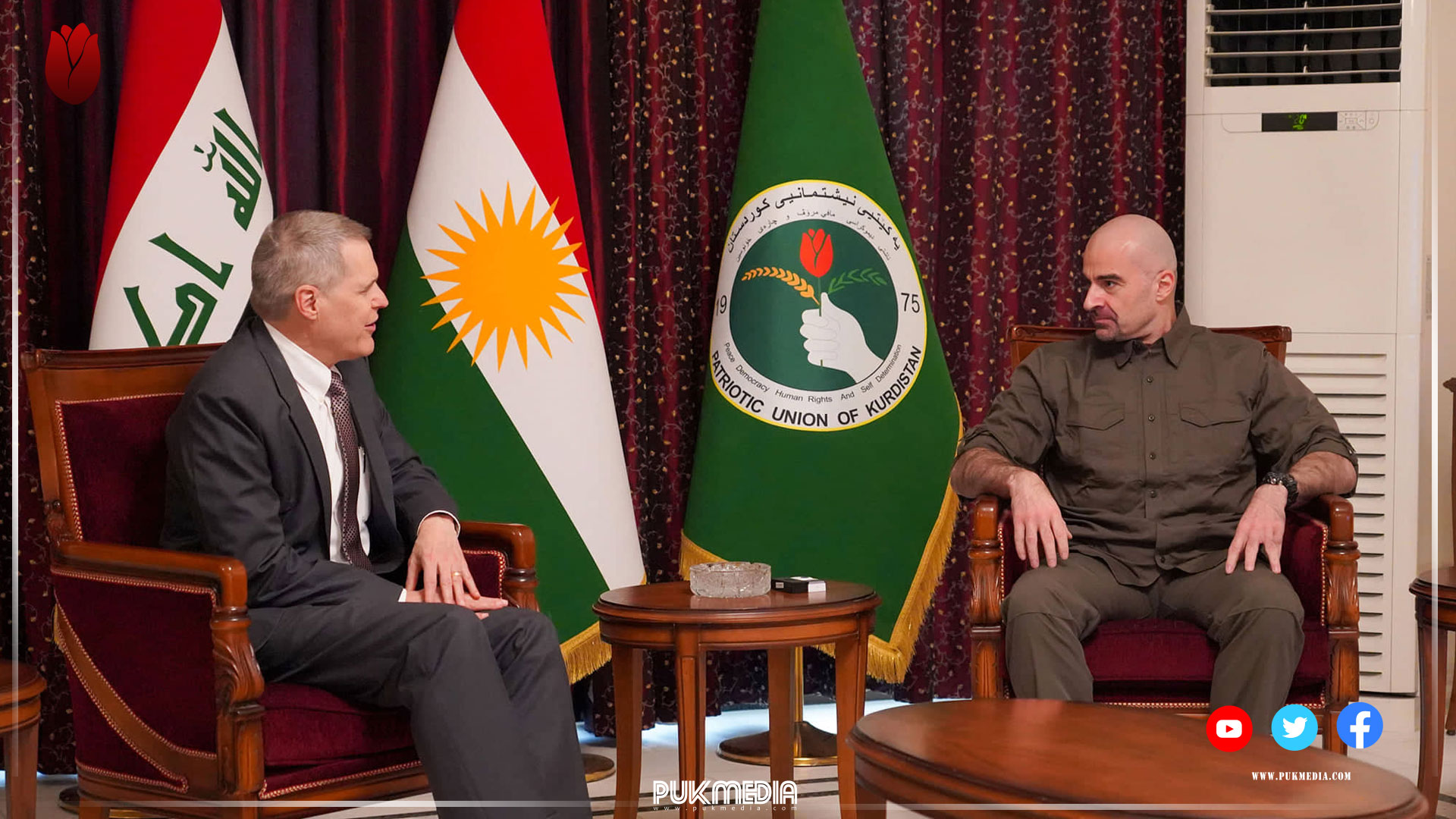 Bafil Talabanî pêswaziya serkonsulê Amerîkayê Matthew Tueller kir